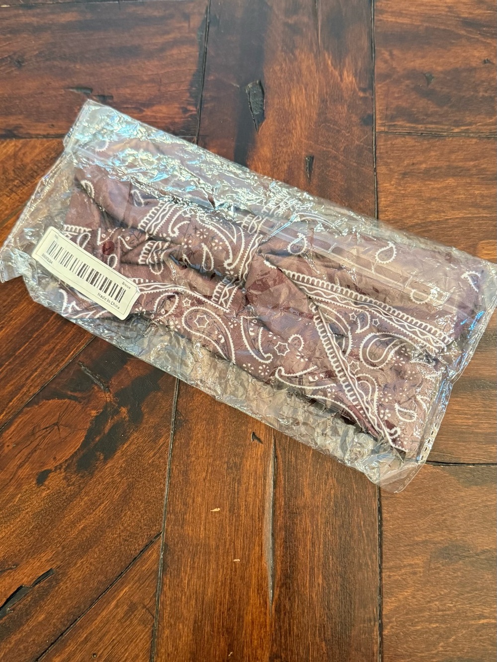 Paisley Knot Headband in Brown - Stylish Women’s Hair Accessory